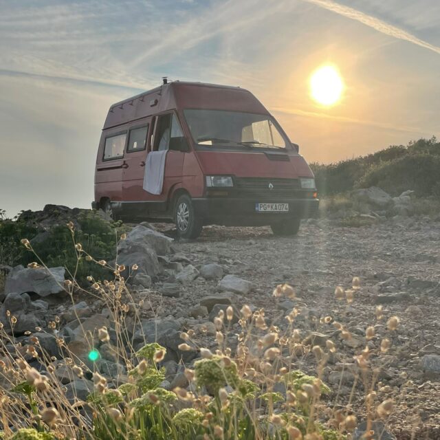 montenegro van camping with solino